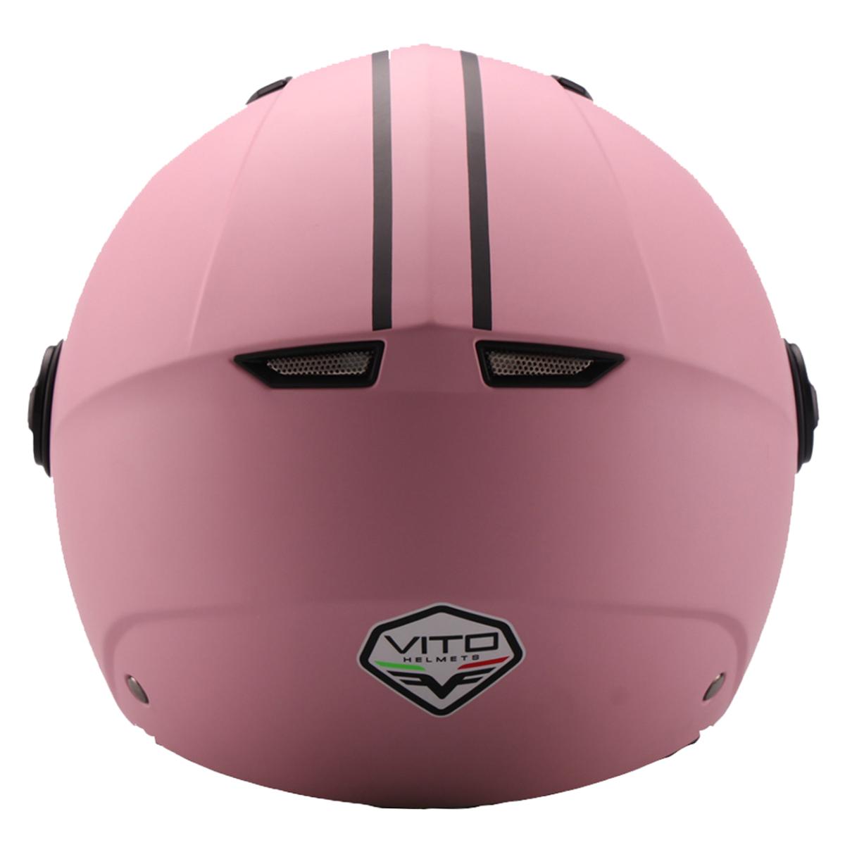 Casco Jet Vito Helmets MODA Rosa Opaco