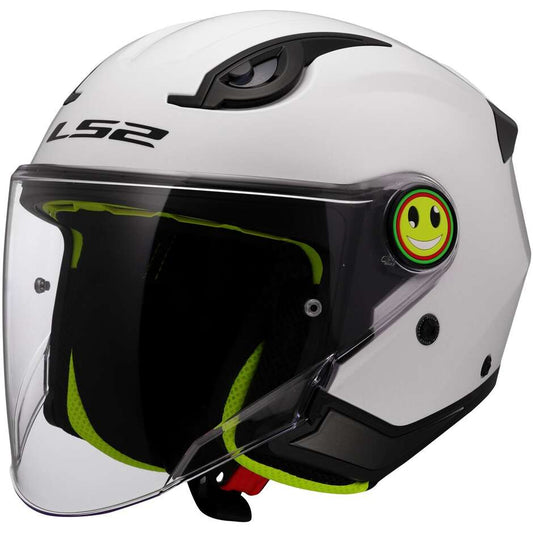 Casco Jet Bimbo LS2 OF622 FUNNY 2 WHITE Bianco Lucido