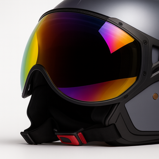 Visiera Specchiata Iridium Vito Helmets Fashion Per Caschi Moda/Uno/Lavori/Sarenta/Moda Bimbo