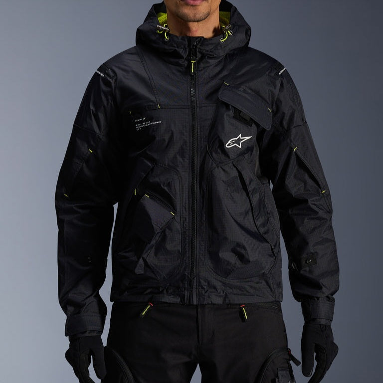 Giacca Da Moto Estiva Alpinestars Mogress Air Black Lime Punch White