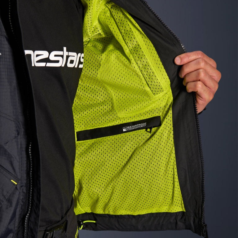 Giacca Da Moto Estiva Alpinestars Mogress Air Black Lime Punch White
