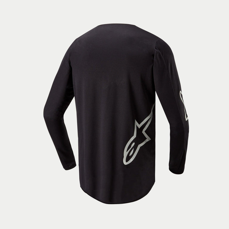 Completo Motocross Alpinestars Fluid Graphite Black Silver (Magl. M Pant. 32)