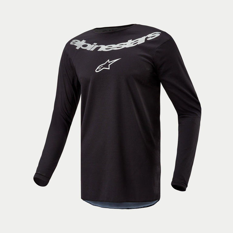 Completo Motocross Alpinestars Fluid Graphite Black Silver (Magl. M Pant. 32)