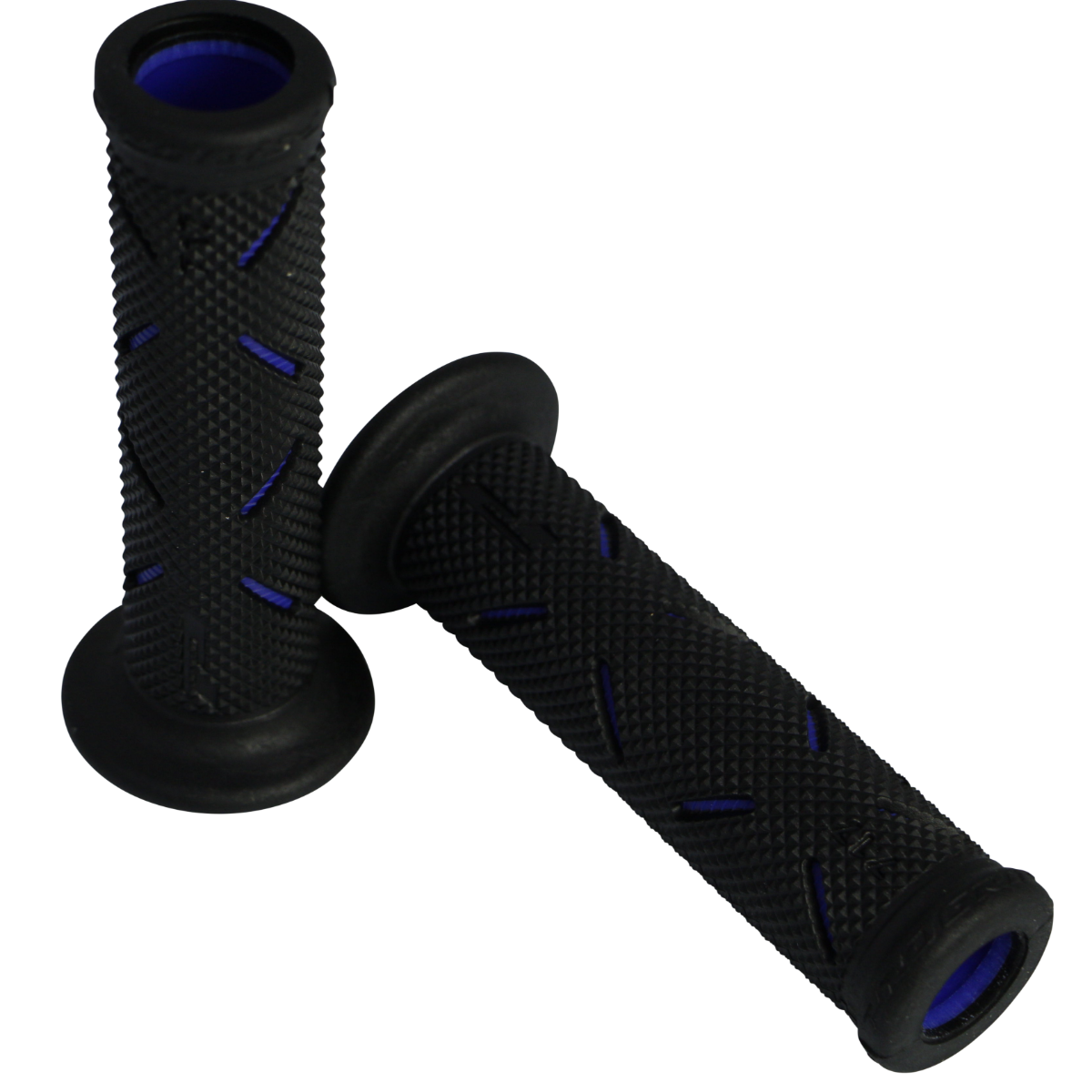 Manopole Progrip 717 Soft Touch Superbike Blu Nero