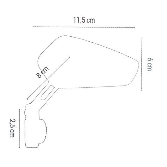 Specchietti Retrovisori Bar End CHAFT BENETT HANDLE (Coppia) IN1059