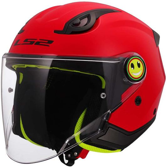 Casco Jet Bimbo LS2 OF622 FUNNY 2 RED Rosso Lucido