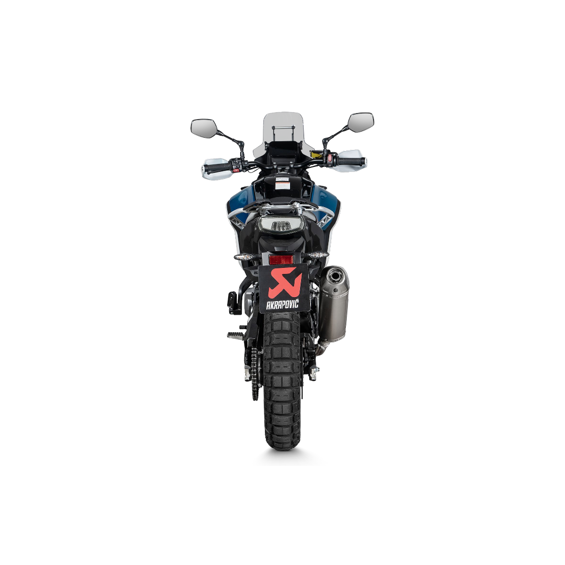 Terminale Di Scarico Omologato AKRAPOVIČ Linea Slip-On (Titanio) Per CFMOTO 450MT