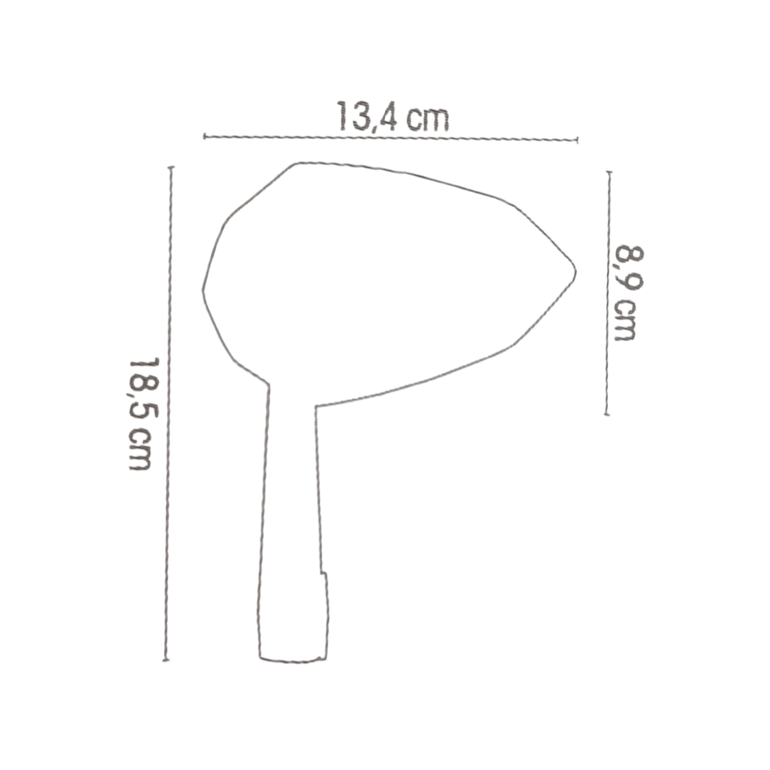 Specchietto Retrovisore Bar End Omologato CHAFT FLIPSIDE HANDLE (Singolo) IN1084
