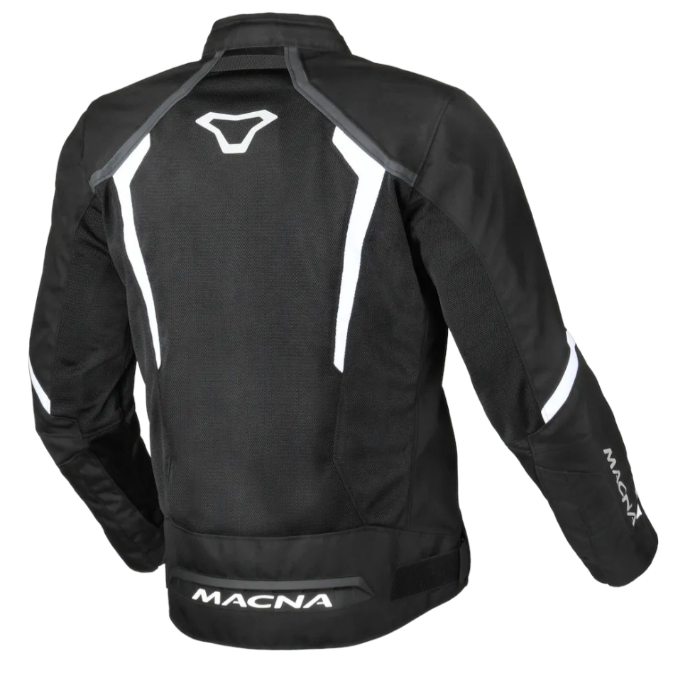 Giacca Da Moto Estiva Macna Grisco Black White
