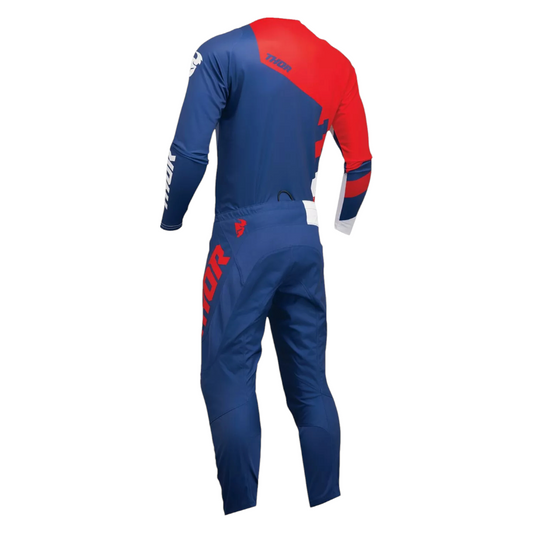 Completo Motocross Bimbo Sector Checker Blue / Red