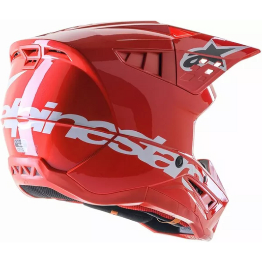 Casco Motocross Alpinestars SuperTech M5 Bright Red Glossy