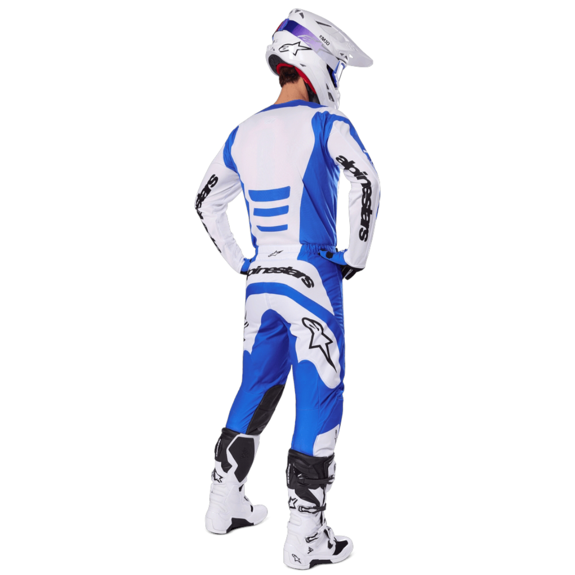 Completo Motocross Alpinestars Fluid Haul Blue White (Magl. L Pant. 34)