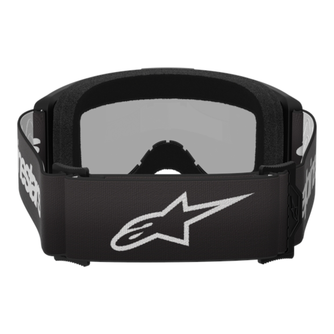 Maschera Motocross Alpinestars Vision 3 Wordmark Goggle Black Mirror Silver