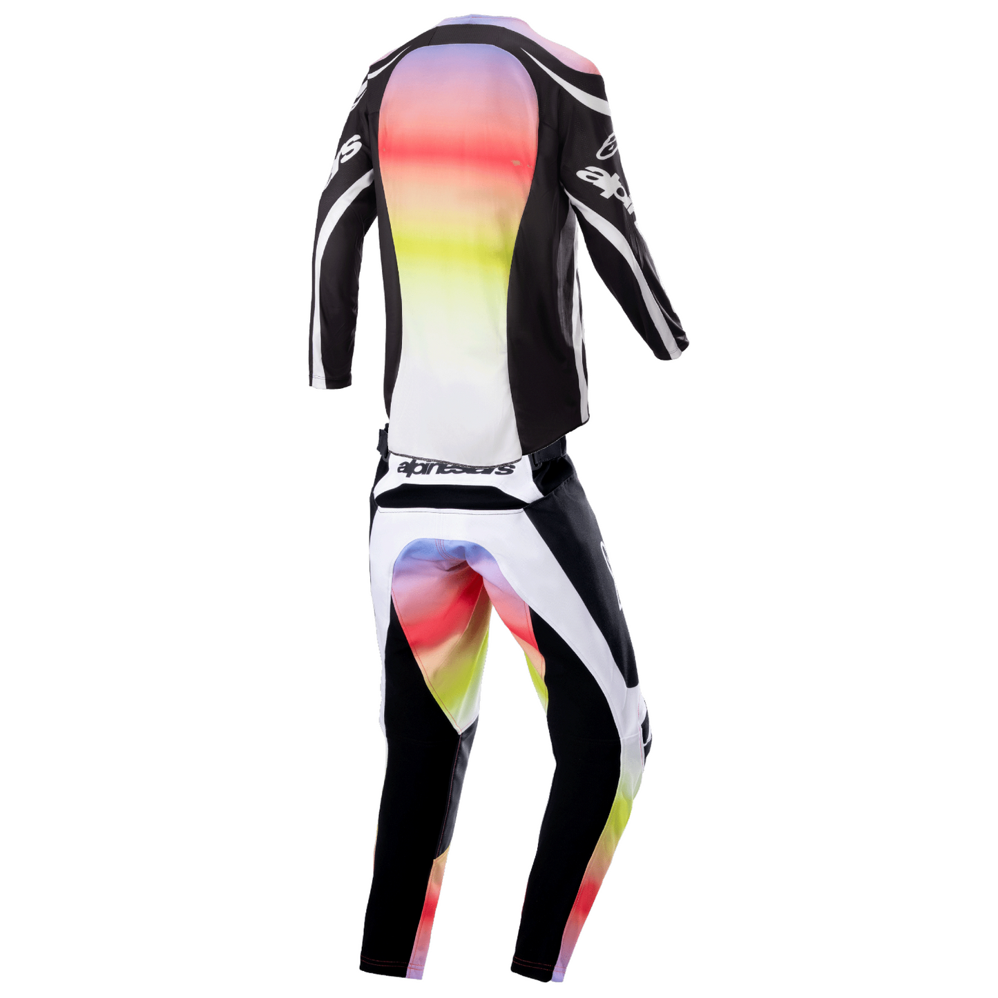 Completo Motocross Alpinestars Racer Semi Nero Multicolore (Magl. L Pant. 38)