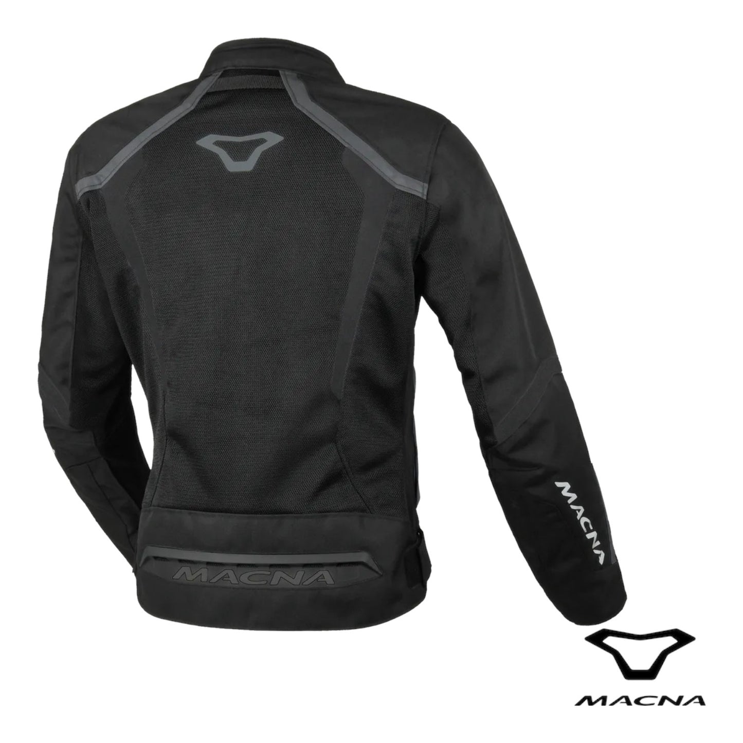Giacca Da Moto Donna Estiva Macna Grisca Black