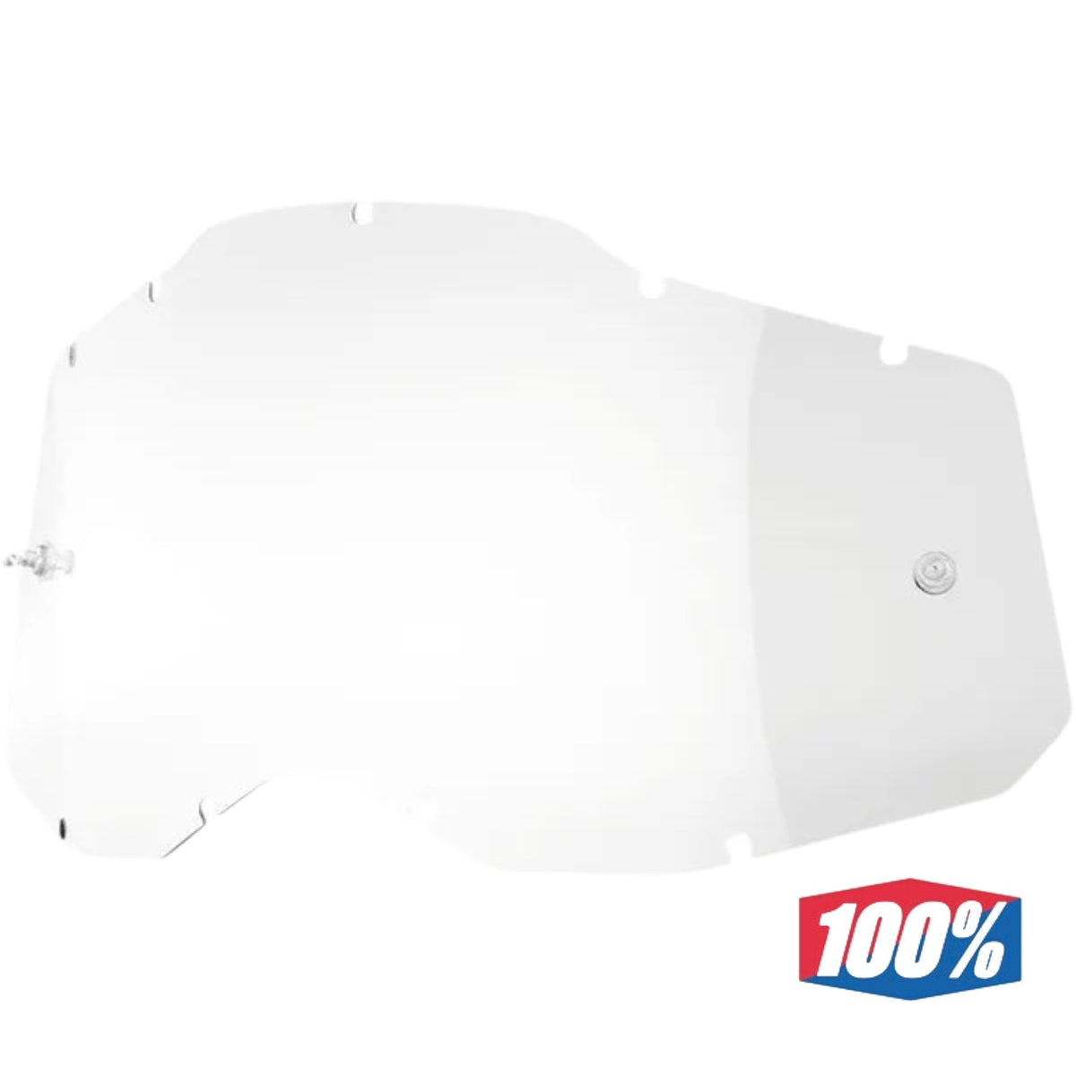 Lente Di Ricambio Maschera 100% Per Racecraft 2 /Accuri 2 /Strata 2 Trasparente