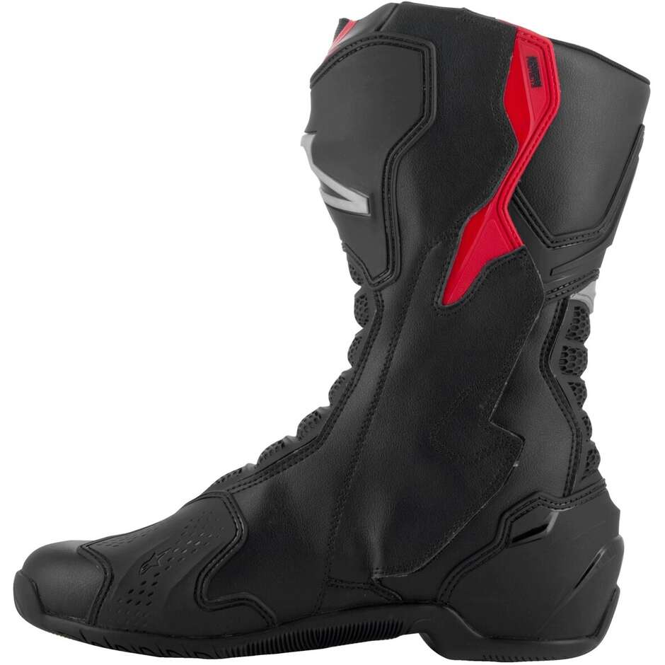 Stivali Da Moto Alpinestars SMX-6 V3 Nero Argento Rosso