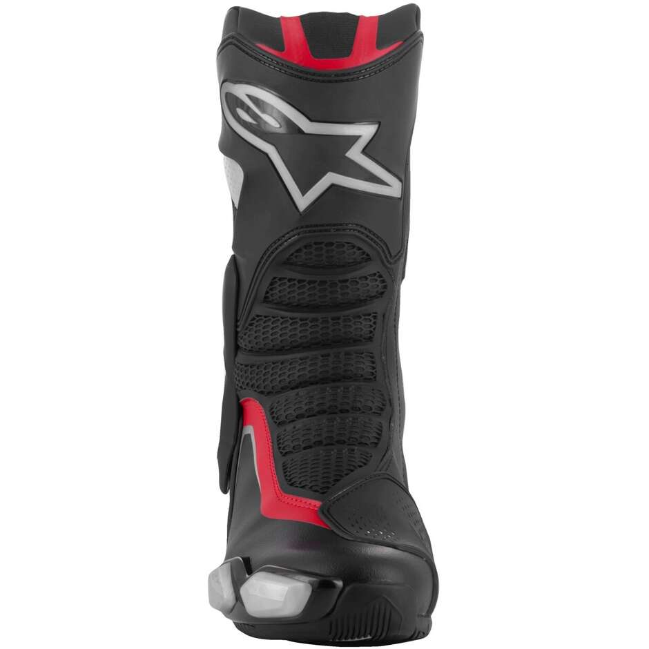 Stivali Da Moto Alpinestars SMX-6 V3 Nero Argento Rosso