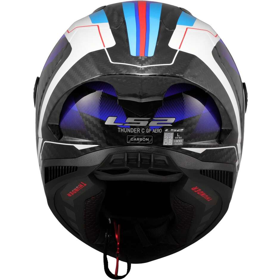 Casco Integrale LS2 THUNDER GP AERO FF805 RAUTE Gloss Blue Red