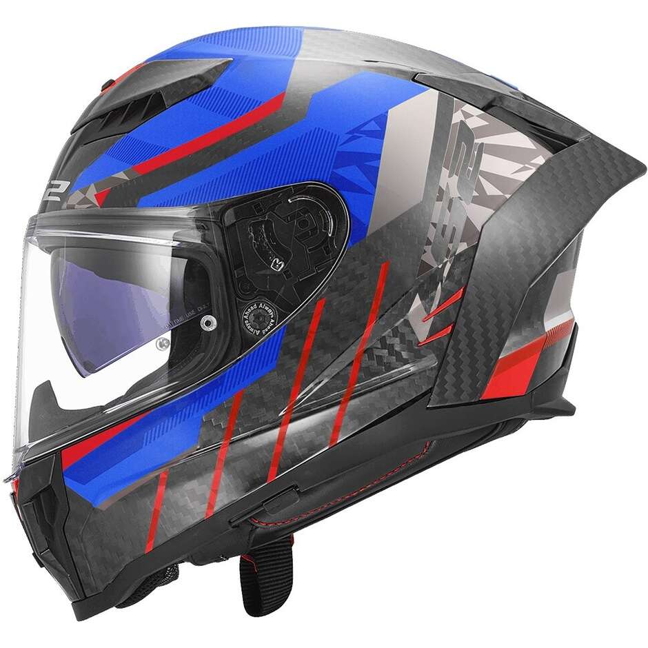 Casco Integrale LS2 DRAGON FF807 TRAX Gloss Blue Red