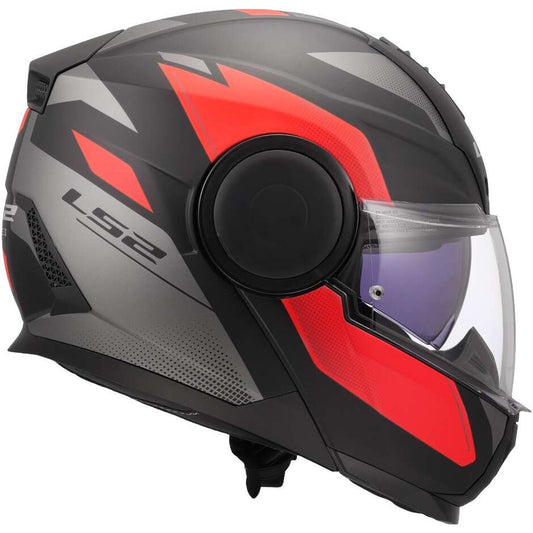 Casco Modulare LS2 FF902 Scope II Duria Black Red-06