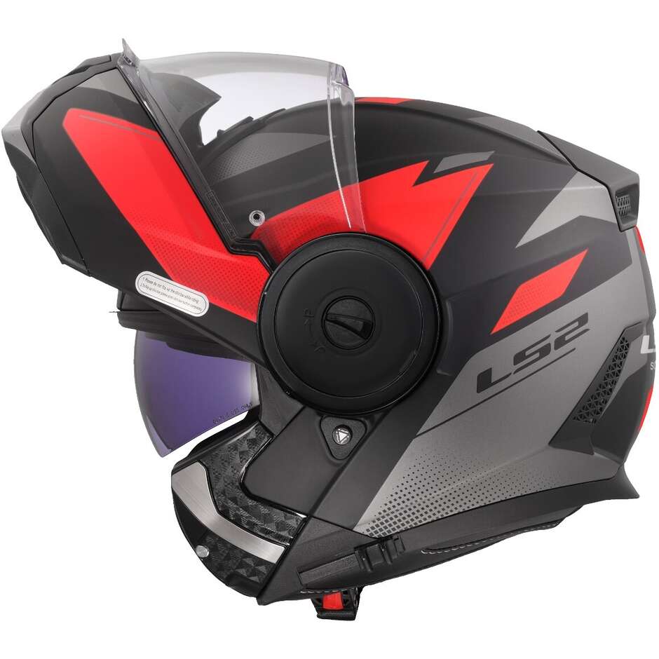 Casco Modulare LS2 FF902 Scope II Duria Black Red-06