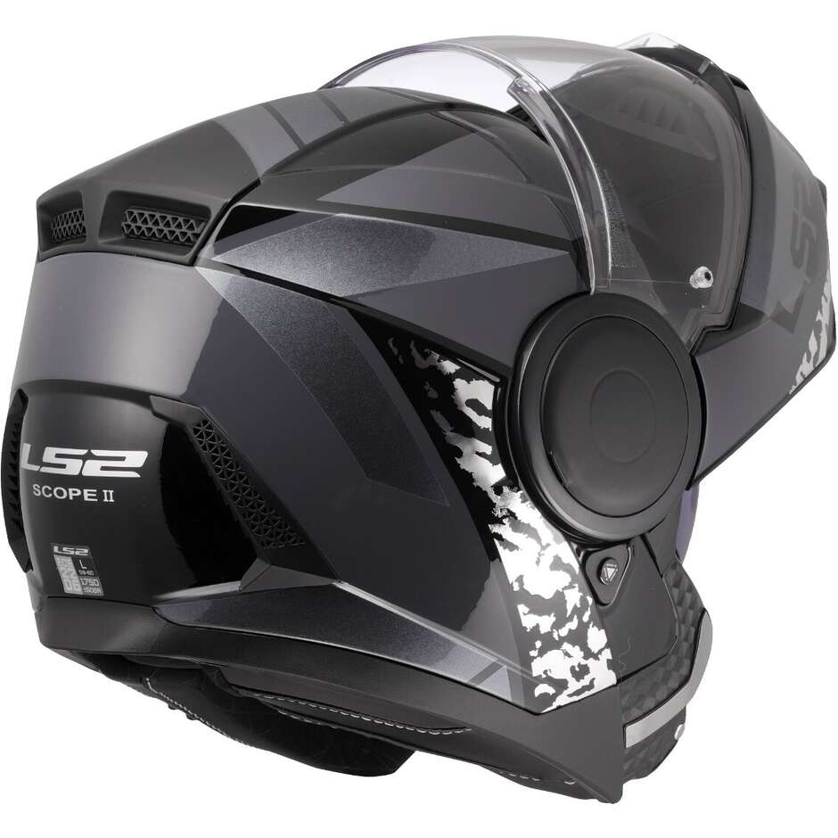 Casco Modulare LS2 FF902 Scope II Oxyd Black Titanium-06