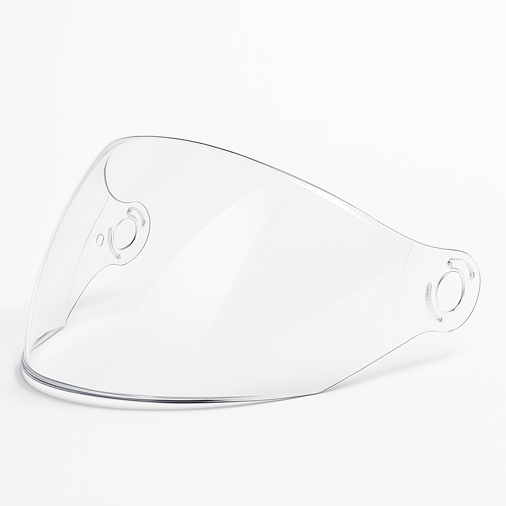 Visiera Trasparente Vito Helmets Long Per Caschi Moda/Uno/Lavori/Sarenta/Moda Bimbo