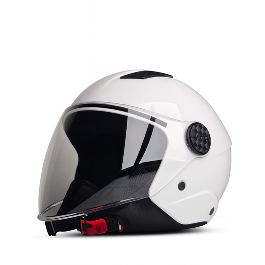 Casco Jet Vito Helmets UNO Bianco Lucido