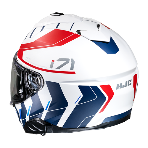 Casco Integrale HJC i71 SIMO MC21SF Bianco Rosso Blu Opaco