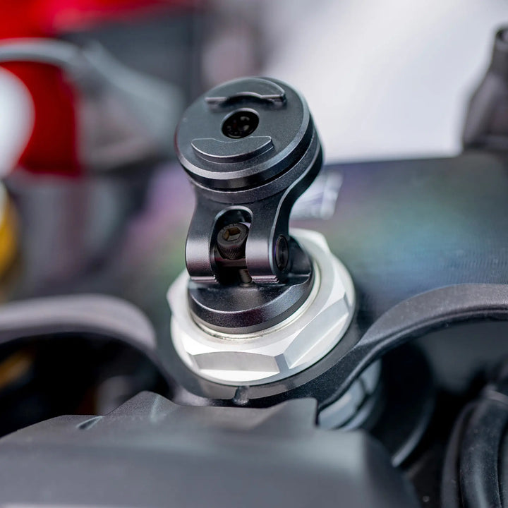 Supporto Da Moto Supersport Per Smartphone SP CONNECT Moto Stem Mount (Attacco Canotto Di Sterzo)