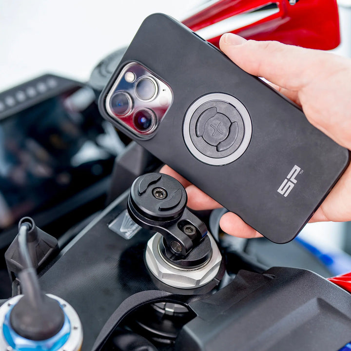 Supporto Da Moto Supersport Per Smartphone SP CONNECT Moto Stem Mount (Attacco Canotto Di Sterzo)