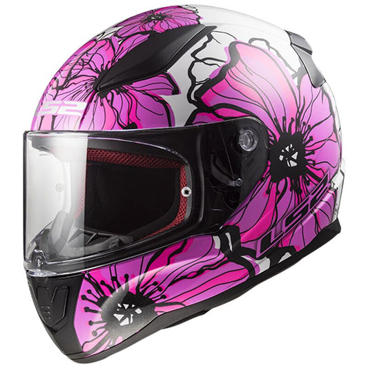 Casco Integrale LS2 RAPID II FF353 POPPIES Gloss Pink