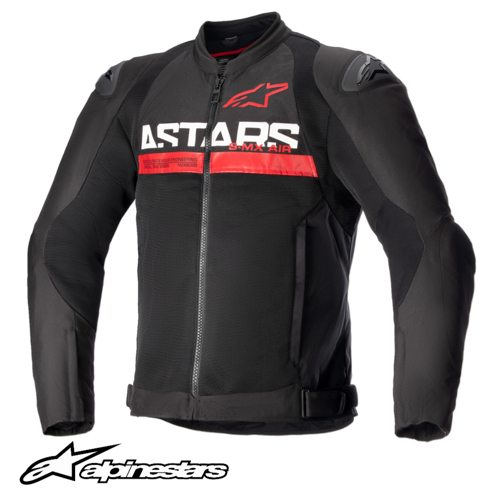 Giacca Da Moto Estiva Alpinestars SMX Air Jacket Nero/Rosso