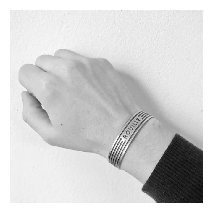 Bracciale Rouille Motore - Vintage Silver