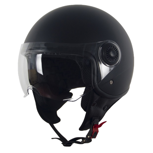 Casco Jet Vito Loreto Nero Opaco