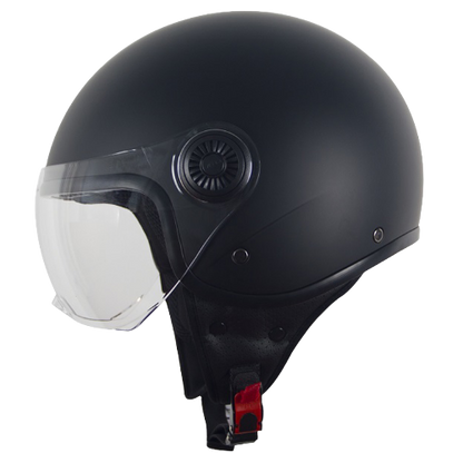 Casco Jet Vito Loreto Nero Opaco