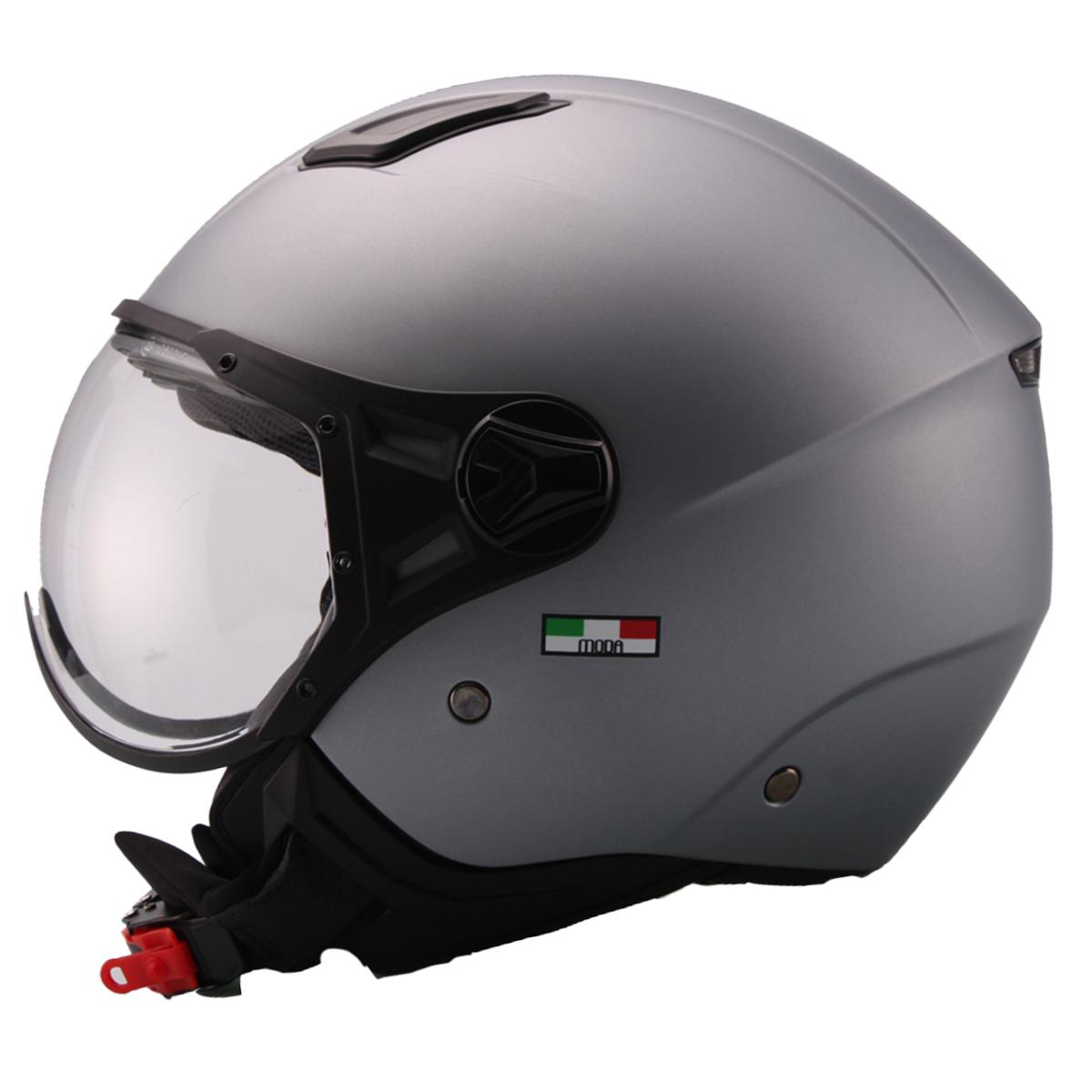 Casco Jet Vito Helmets Moda Matt Grey