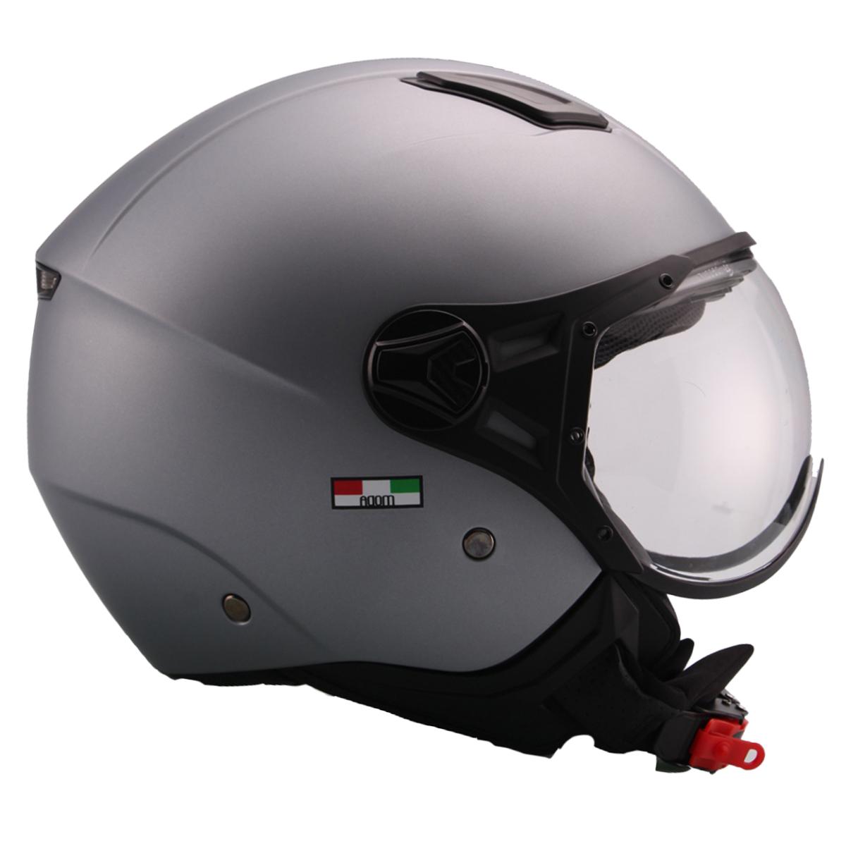 Casco Jet Vito Helmets Moda Matt Grey