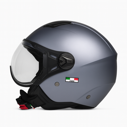 Casco Jet Vito Helmets Moda Matt Grey