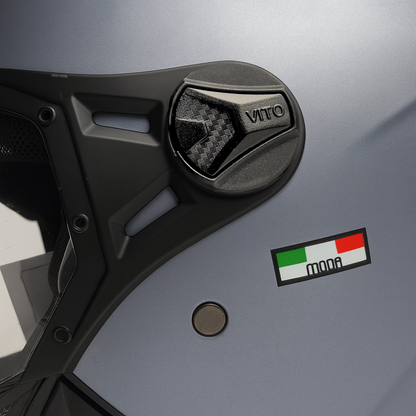 Casco Jet Vito Helmets Moda Matt Grey