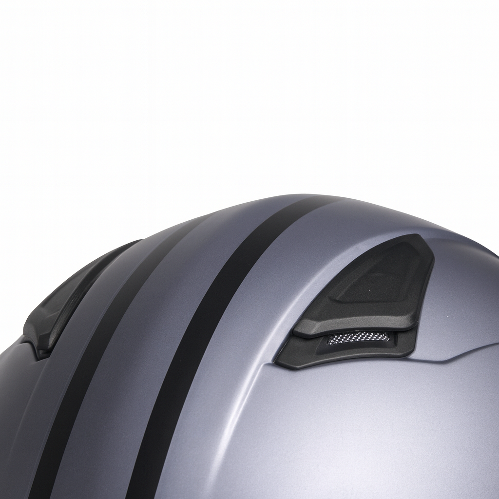 Casco Jet Vito Helmets Moda Matt Grey