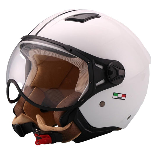 Casco Jet Vito Helmets MODA Shiny White