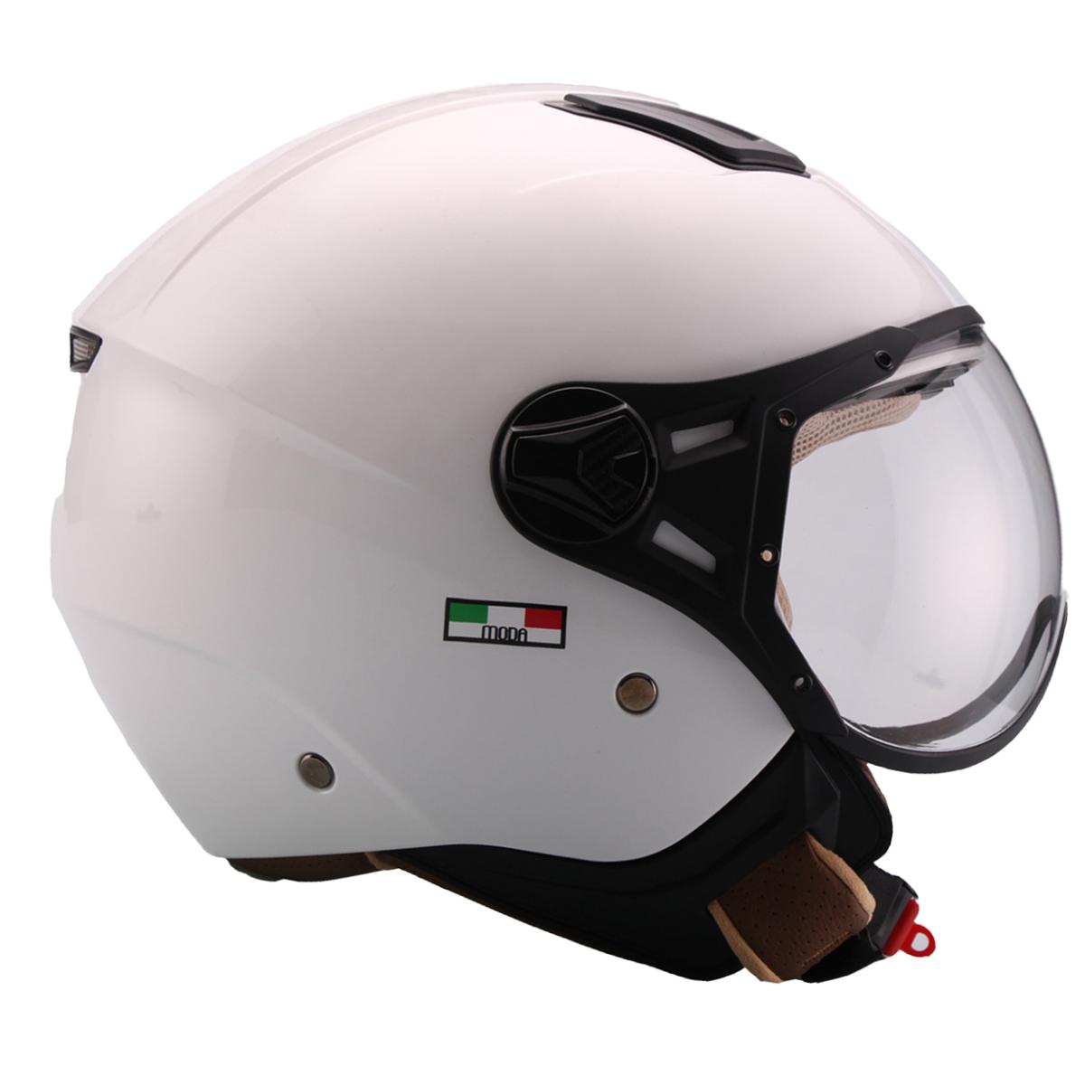 Casco Jet Vito Helmets MODA Shiny White