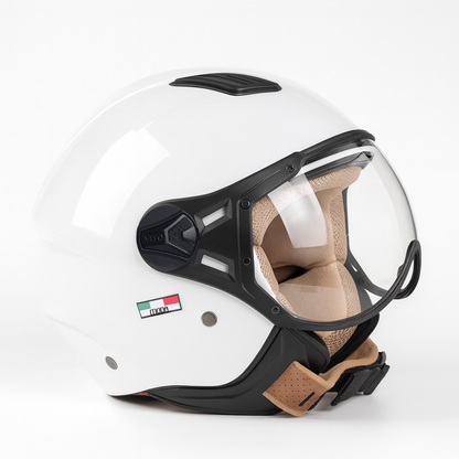 Casco Jet Vito Helmets MODA Shiny White