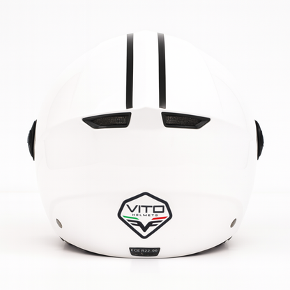 Casco Jet Vito Helmets MODA Shiny White