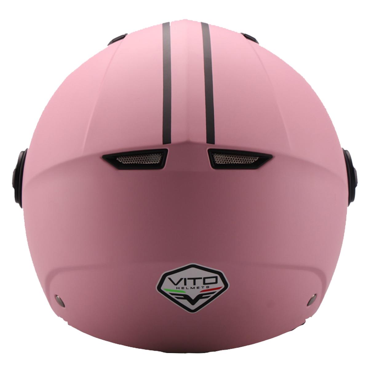 Casco Jet Vito Helmets MODA Rosa Opaco