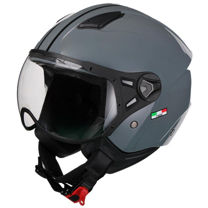 Casco Jet Vito Helmets MODA Nardo Grey Lucido