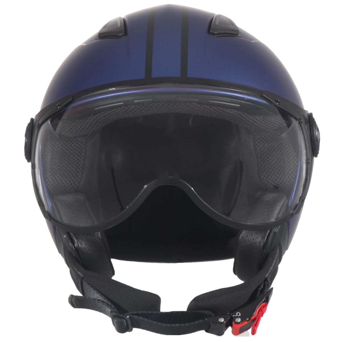 Casco Jet Vito Helmets MODA Blu Opaco