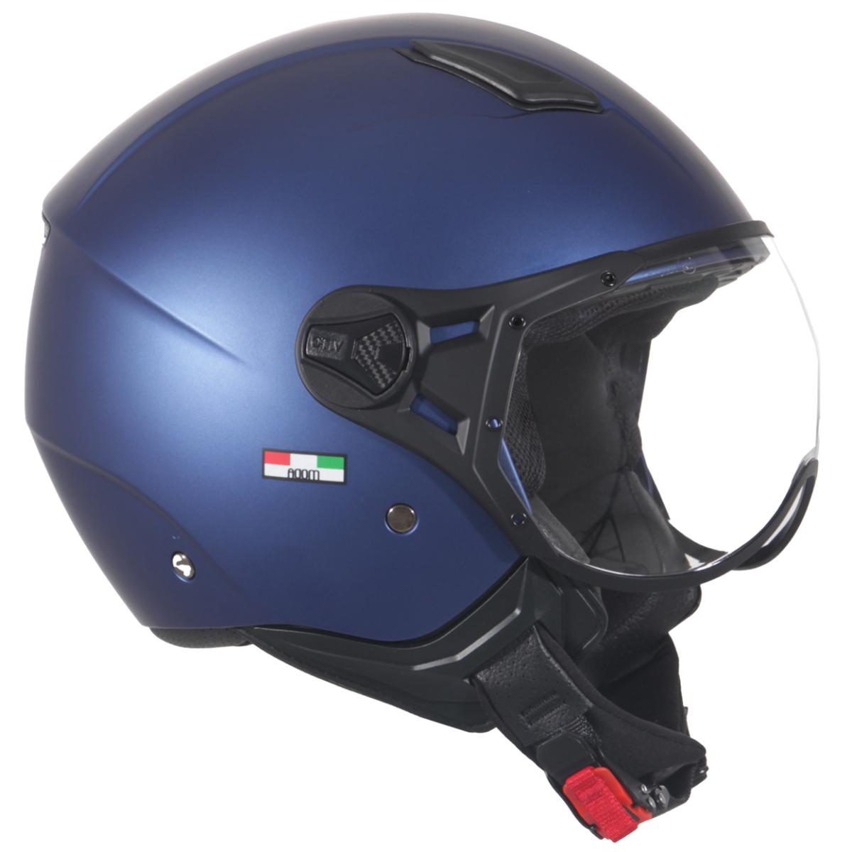 Casco Jet Vito Helmets MODA Blu Opaco